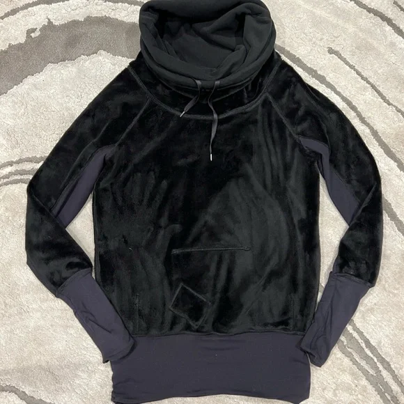 Lululemon don’t hurry be happy, reversible hoodie/sweater